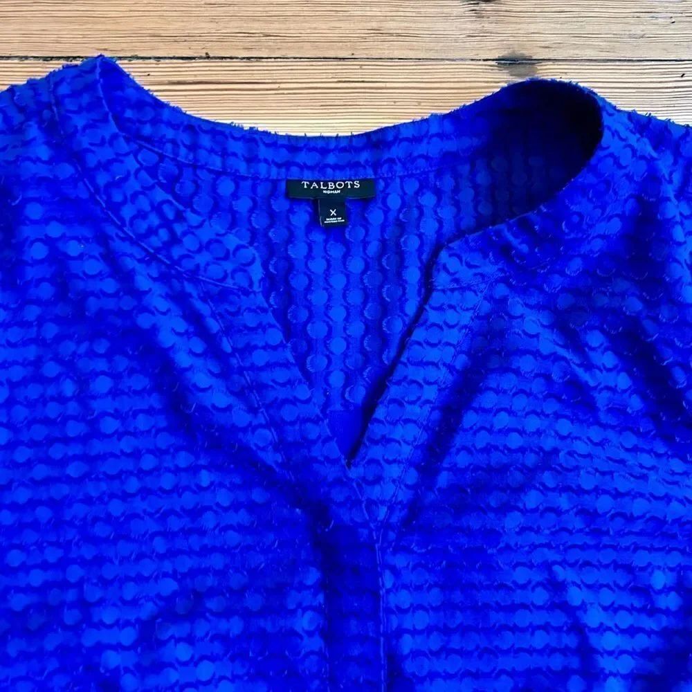 Talbots textured popover. Size X. - Picture 5 of 10